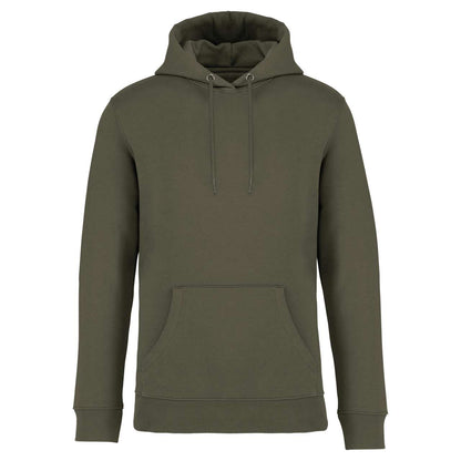 ECO-FRIENDLY UNISEX HOODED SWEATSHIRT - Organic Khaki - colorimageurl