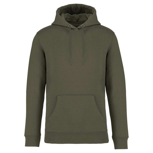 ECO-FRIENDLY UNISEX HOODED SWEATSHIRT - Organic Khaki - colorimageurl