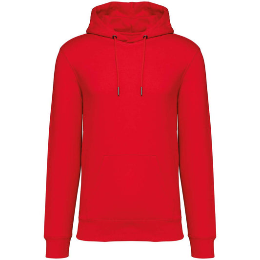 ECO-FRIENDLY UNISEX HOODED SWEATSHIRT - Poppy Red - colorimageurl