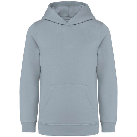 KIDS’ HOODED SWEATSHIRT - Aquamarine - colorimageurl