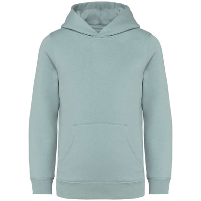 KIDS’ HOODED SWEATSHIRT - Jade Green - colorimageurl