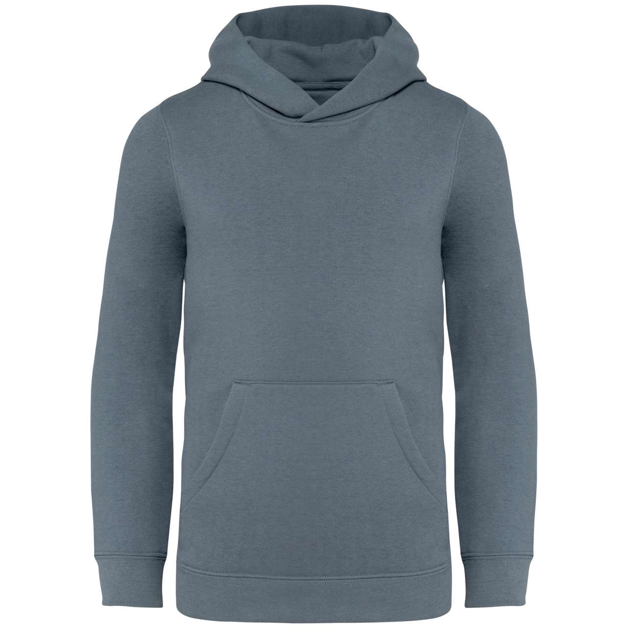 KIDS’ HOODED SWEATSHIRT - Mineral Grey - colorimageurl