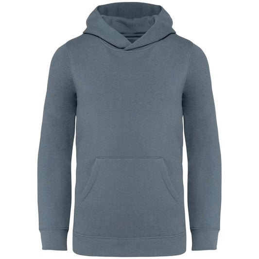 KIDS’ HOODED SWEATSHIRT - Mineral Grey - colorimageurl