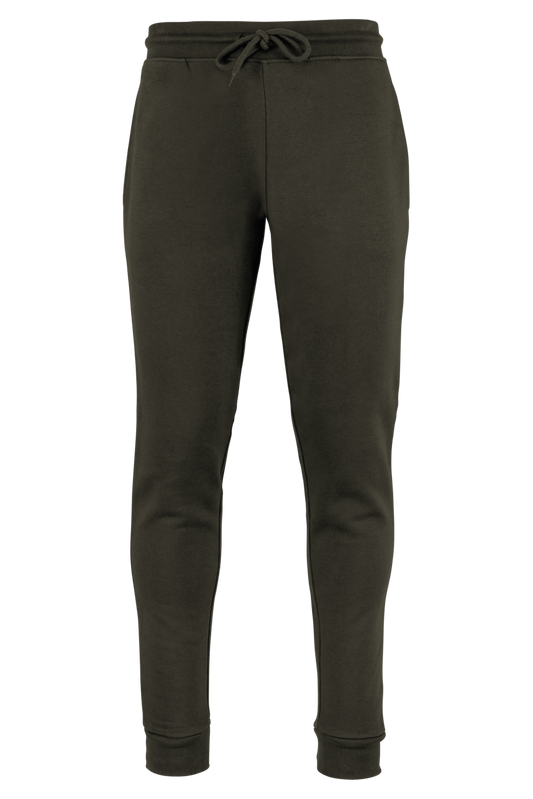 ECO-FRIENDLY MEN’S JOGGING TROUSERS - Organic Khaki - colorimageurl