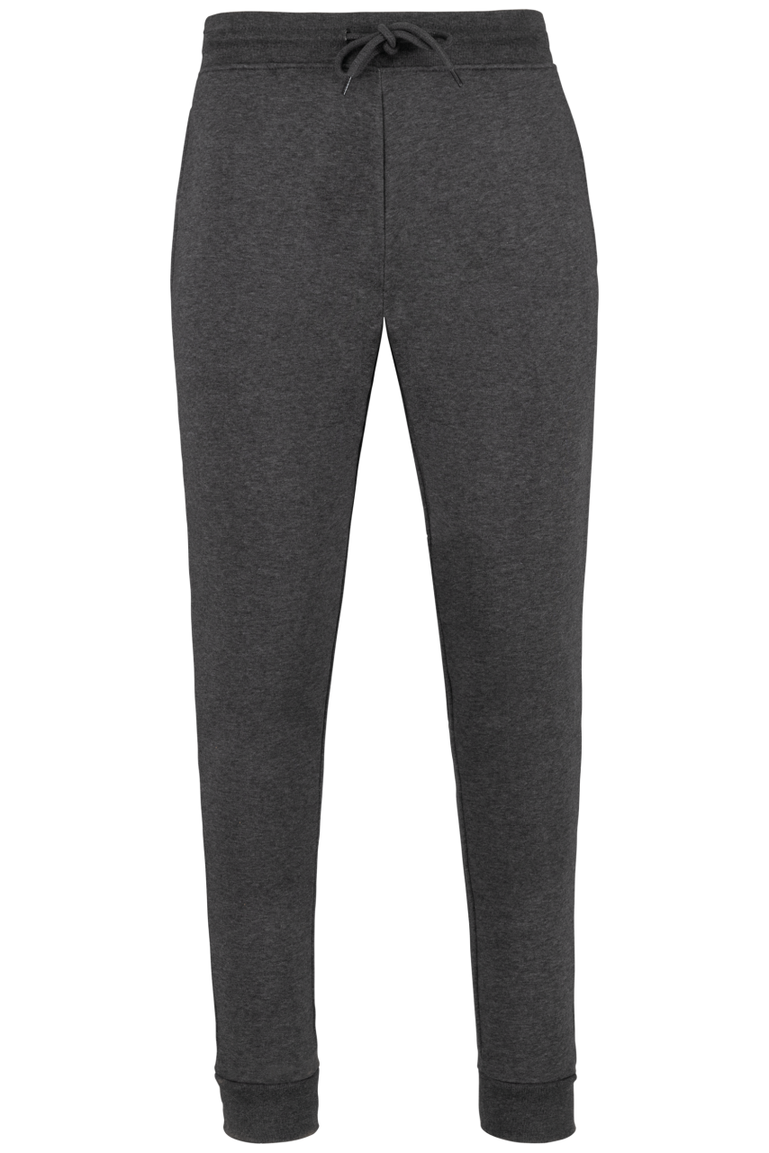 ECO-FRIENDLY MEN’S JOGGING TROUSERS - Volcano Grey Heather - colorimageurl