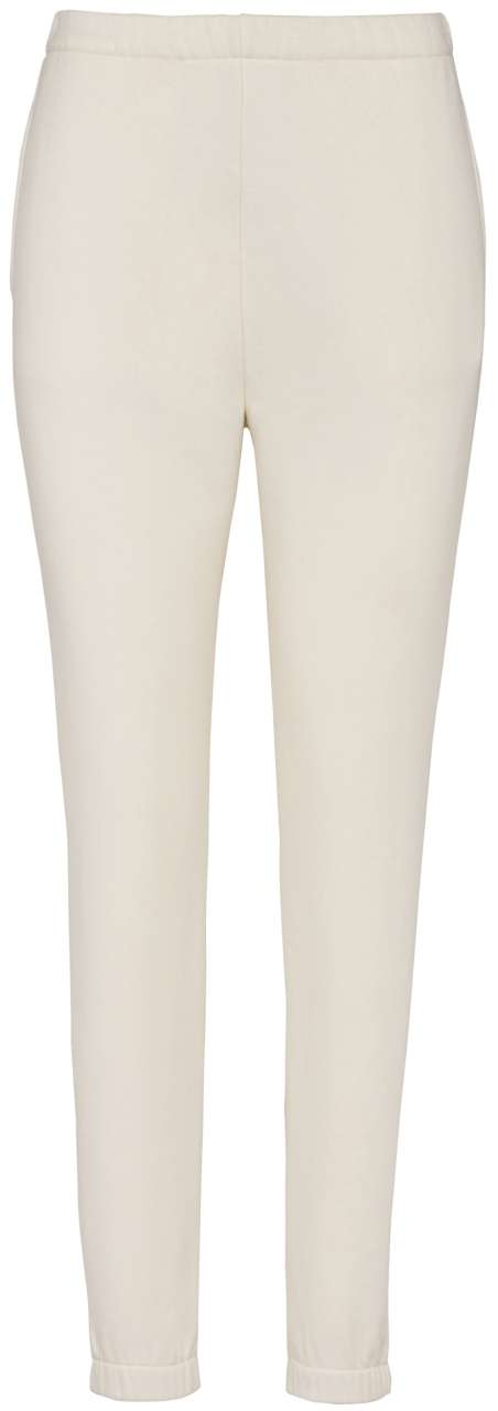 LADIES’  JOGGING TROUSERS - Ivory - colorimageurl