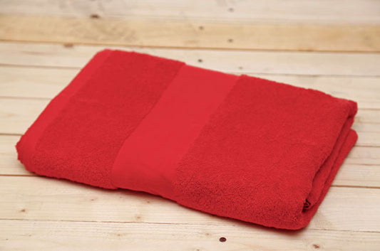 OLIMA BASIC TOWEL - Red - Main