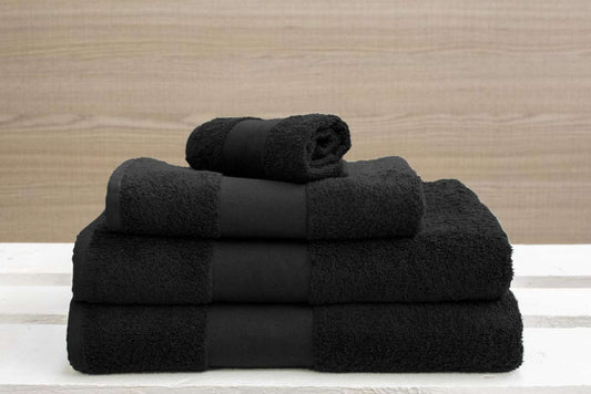 OLIMA CLASSIC TOWEL - Black - Main