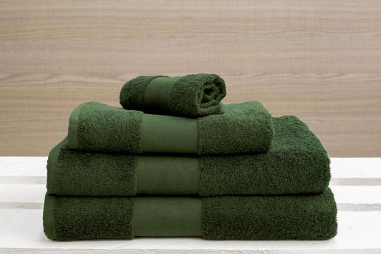 OLIMA CLASSIC TOWEL - Bottle Green - Main