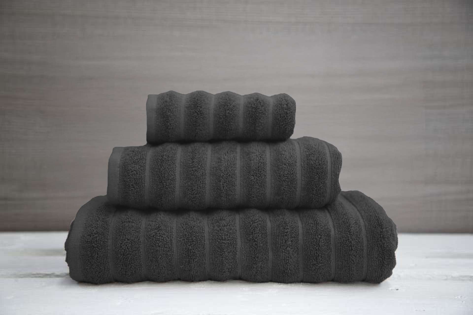 OLIMA PREMIUM TOWEL - Charcoal Grey - colorimageurl