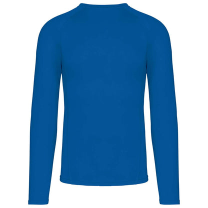 ADULTS' LONG-SLEEVED BASE LAYER SPORTS T-SHIRT - Sporty Royal Blue - Additional