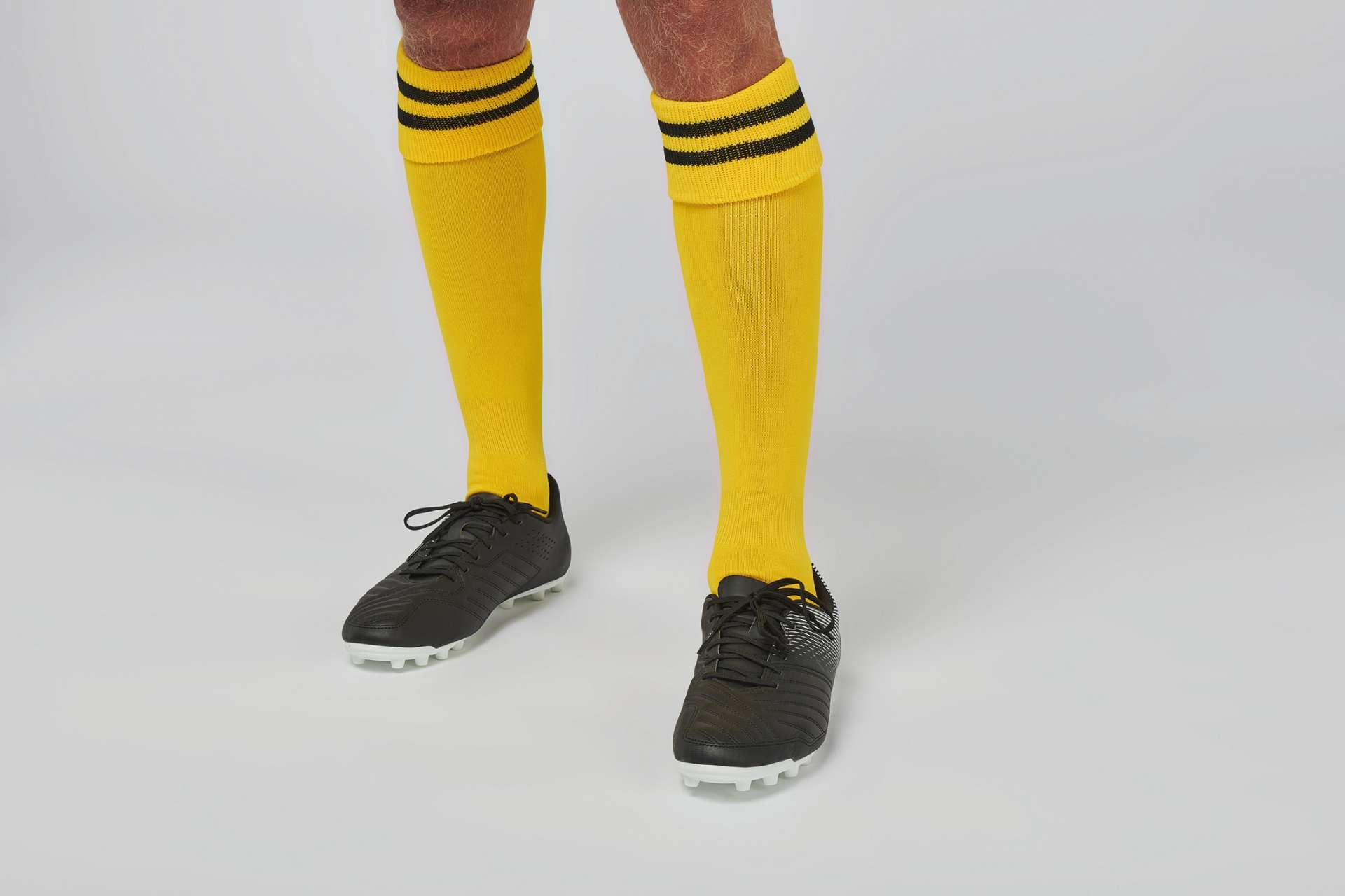 STRIPED SPORTS SOCKS - Black/Sporty Red - Additional