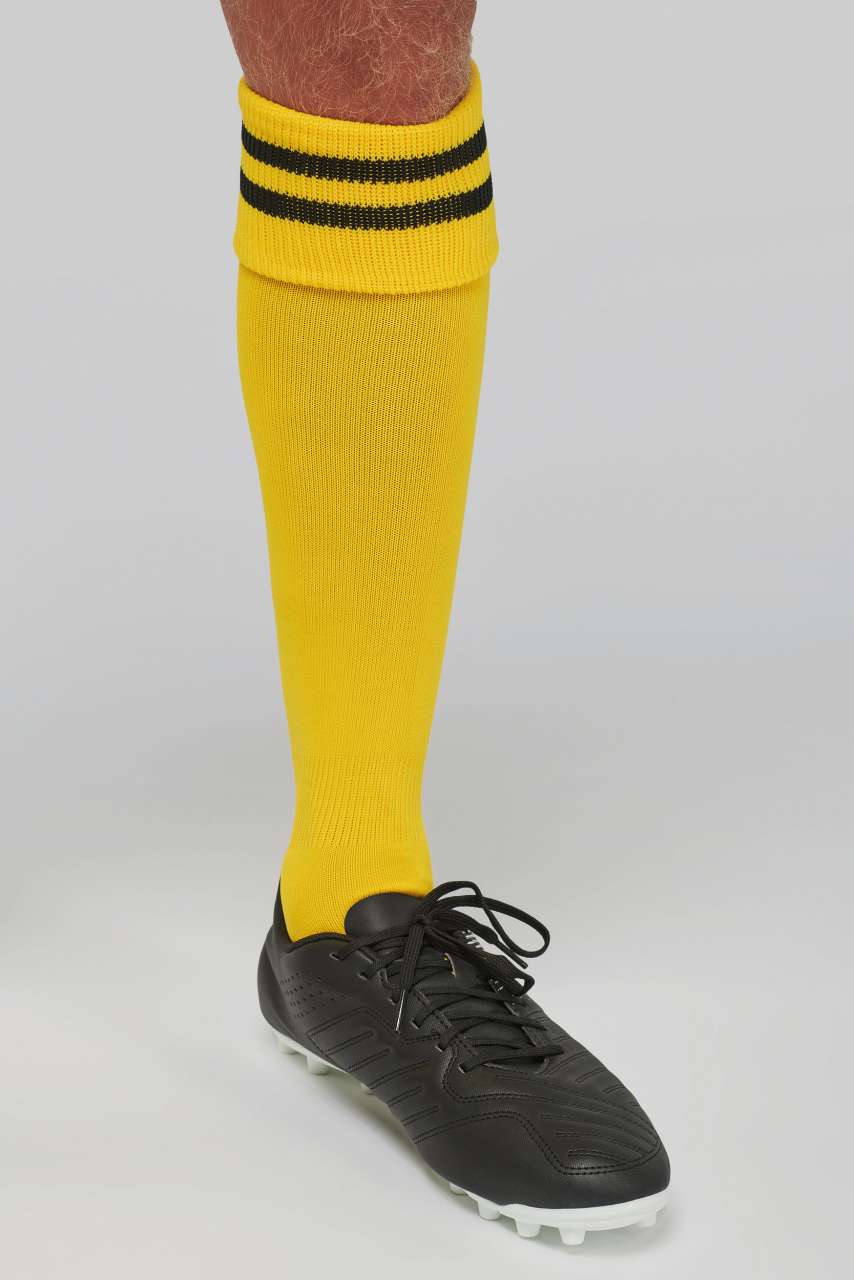 STRIPED SPORTS SOCKS - Black/Sporty Red - Additional