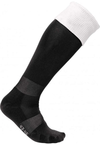TWO-TONE SPORTS SOCKS - Black/White - Main