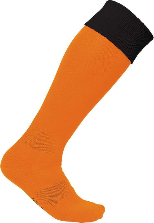 TWO-TONE SPORTS SOCKS - Orange/Black - Main