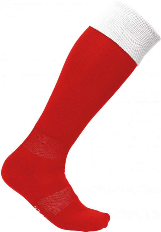 TWO-TONE SPORTS SOCKS - Sporty Red/White - Main