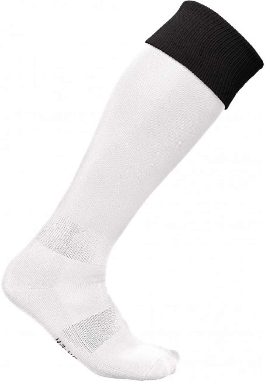TWO-TONE SPORTS SOCKS - White/Black - Main
