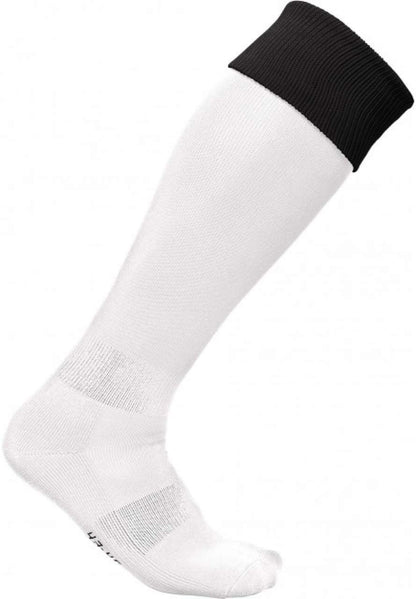 TWO-TONE SPORTS SOCKS - White/Black - Main