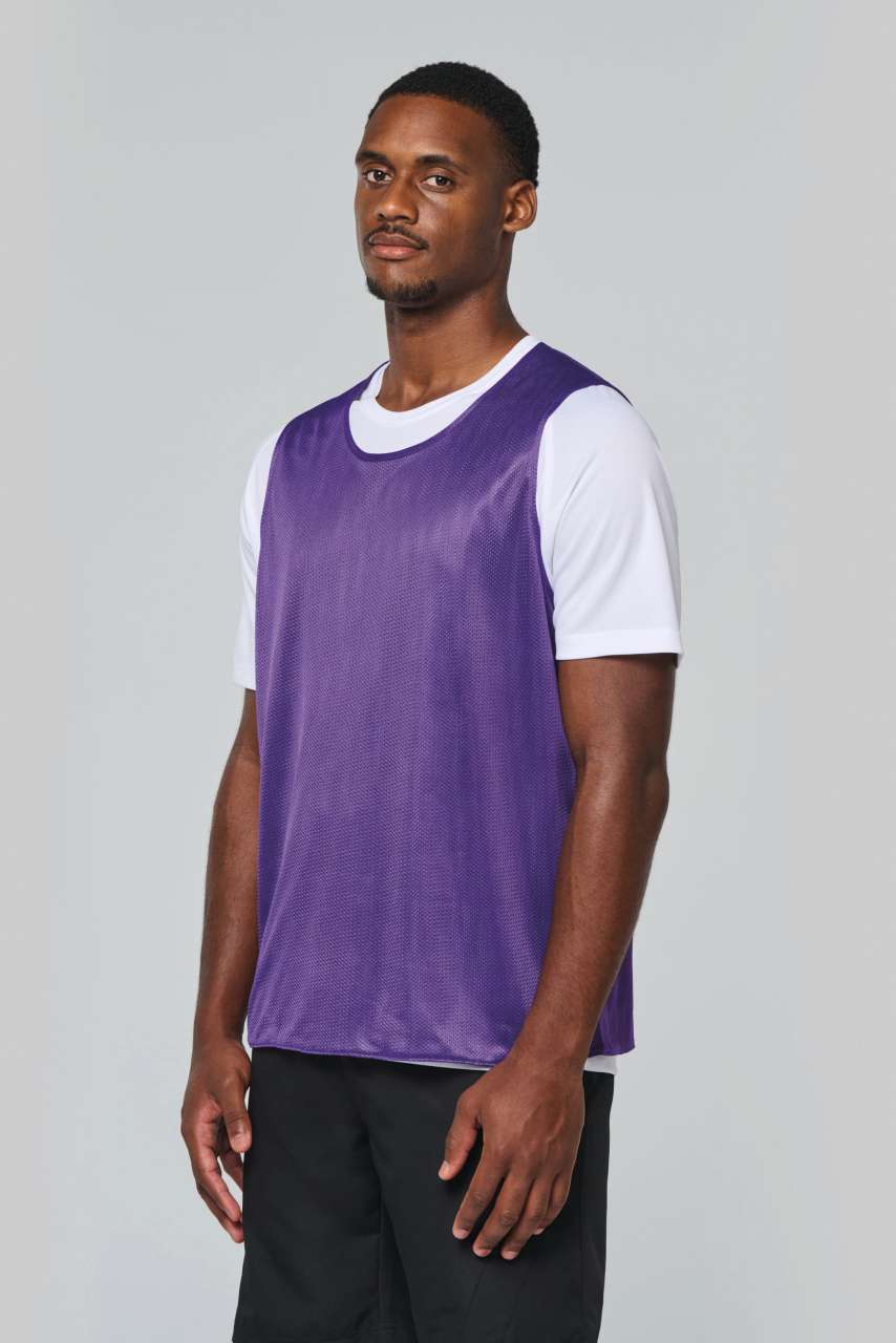 MULTI-SPORTS REVERSIBLE BIB - Spicy Orange/Black - Model