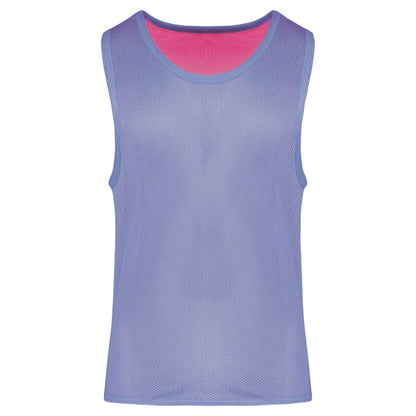MULTI-SPORTS REVERSIBLE BIB - Fluorescent  Pink/Sporty Sky Blue - Additional