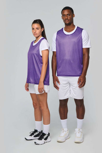 MULTI-SPORTS LIGHT MESH BIB - White - Additional