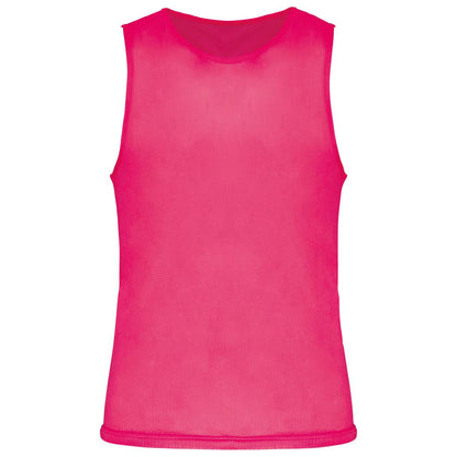 MULTI-SPORTS LIGHT MESH BIB - Fluorescent Pink - Main