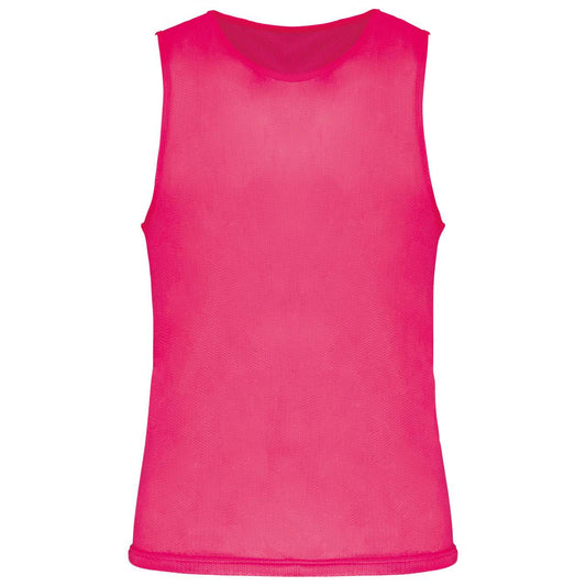MULTI-SPORTS LIGHT MESH BIB - Fluorescent Pink - Main