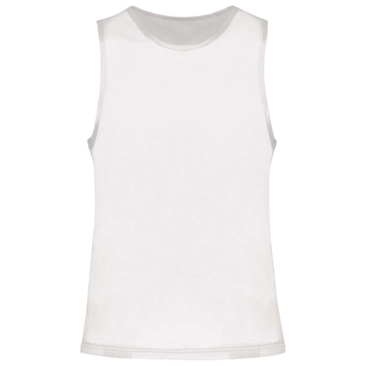 MULTI-SPORTS LIGHT MESH BIB - White - Main