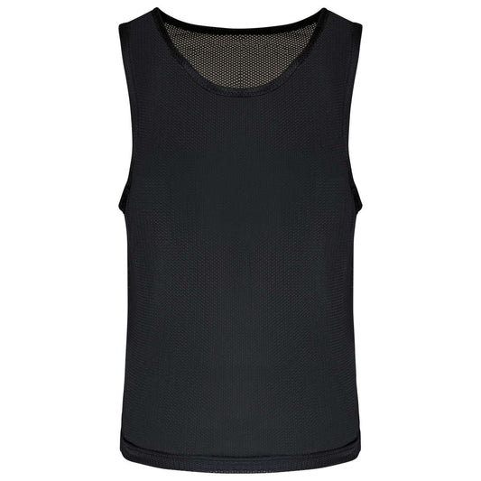 KID'S LIGHTWEIGHT MESH MULTISPORT BIB - Black - colorimageurl
