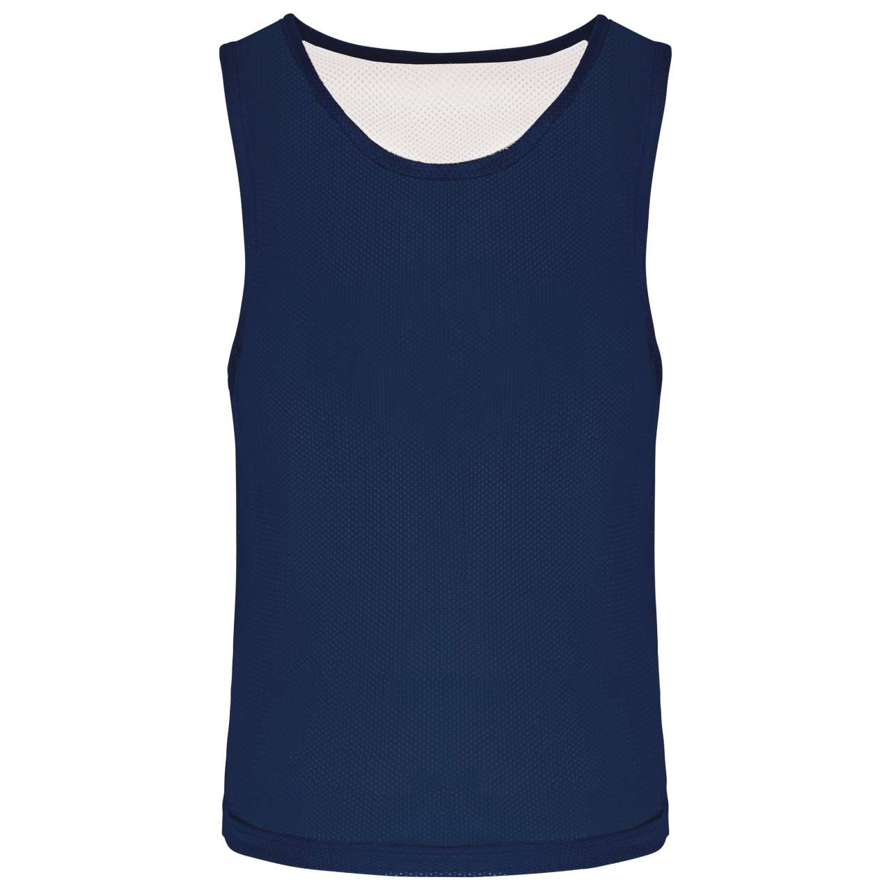 KID'S REVERSIBLE MULTISPORT BIB - Sporty Navy/White - colorimageurl