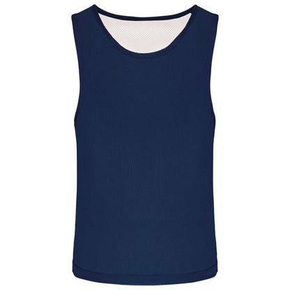 KID'S REVERSIBLE MULTISPORT BIB - Sporty Navy/White - colorimageurl