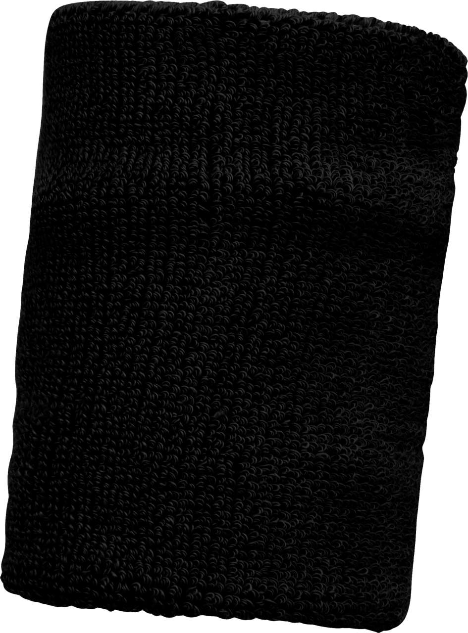 TOWELING MULTISPORT WRISTBAND - Black - colorimageurl