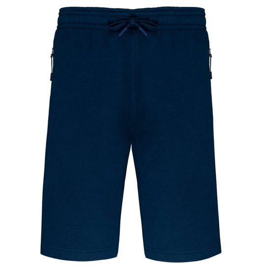 ADULT FLEECE MULTISPORT BERMUDA SHORTS - Sporty Navy - colorimageurl