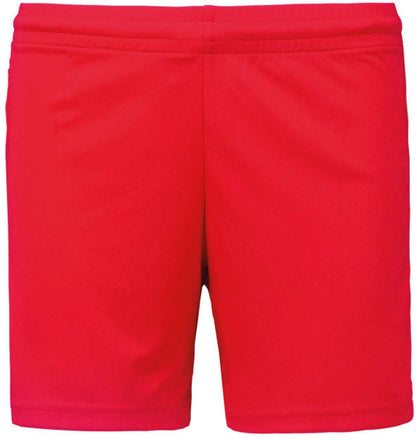LADIES' GAME SHORTS - Sporty Red - colorimageurl