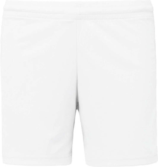 LADIES' GAME SHORTS - White - colorimageurl