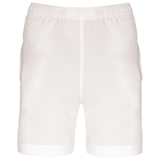 KID'S PERFORMANCE SHORTS - White - colorimageurl