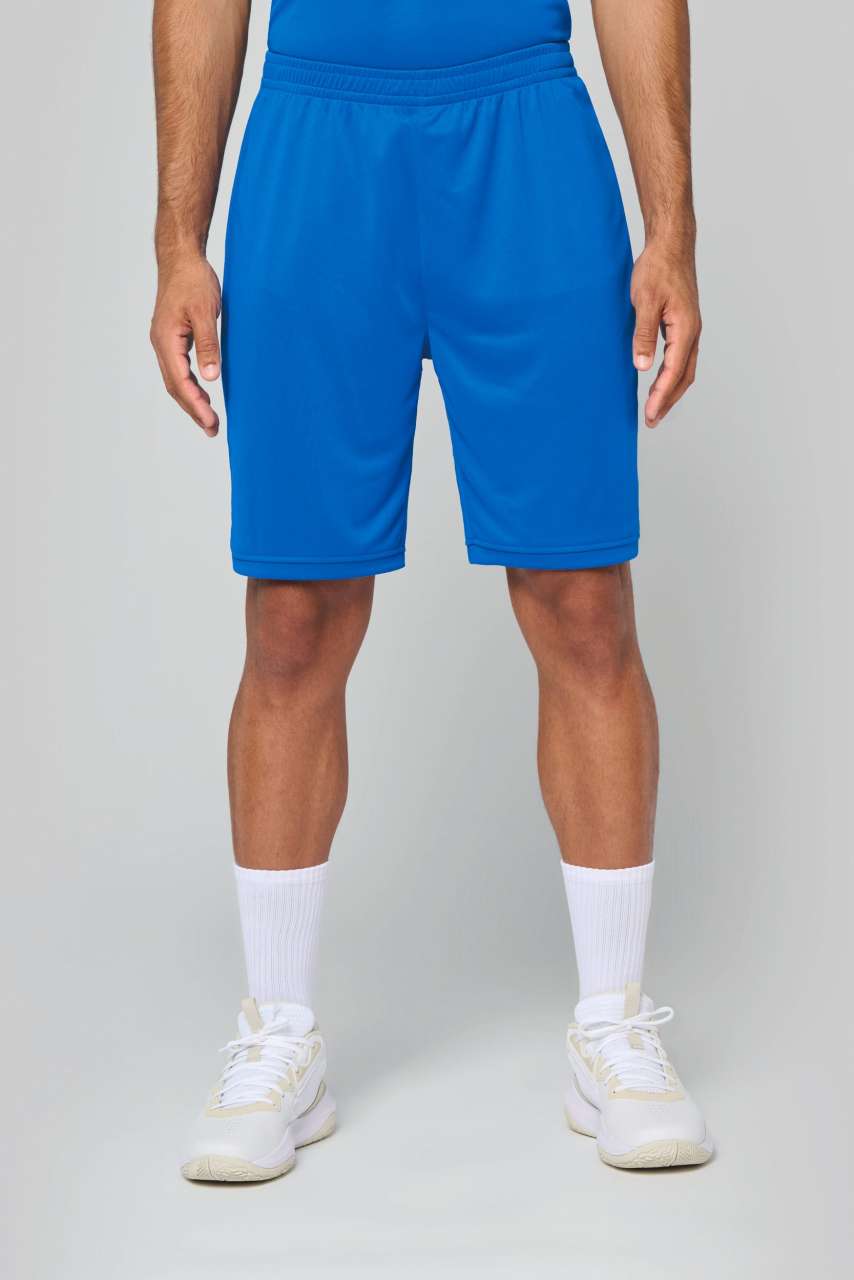 MEN'S BASKETBALL SHORTS - Sporty Yellow - modelimageurl