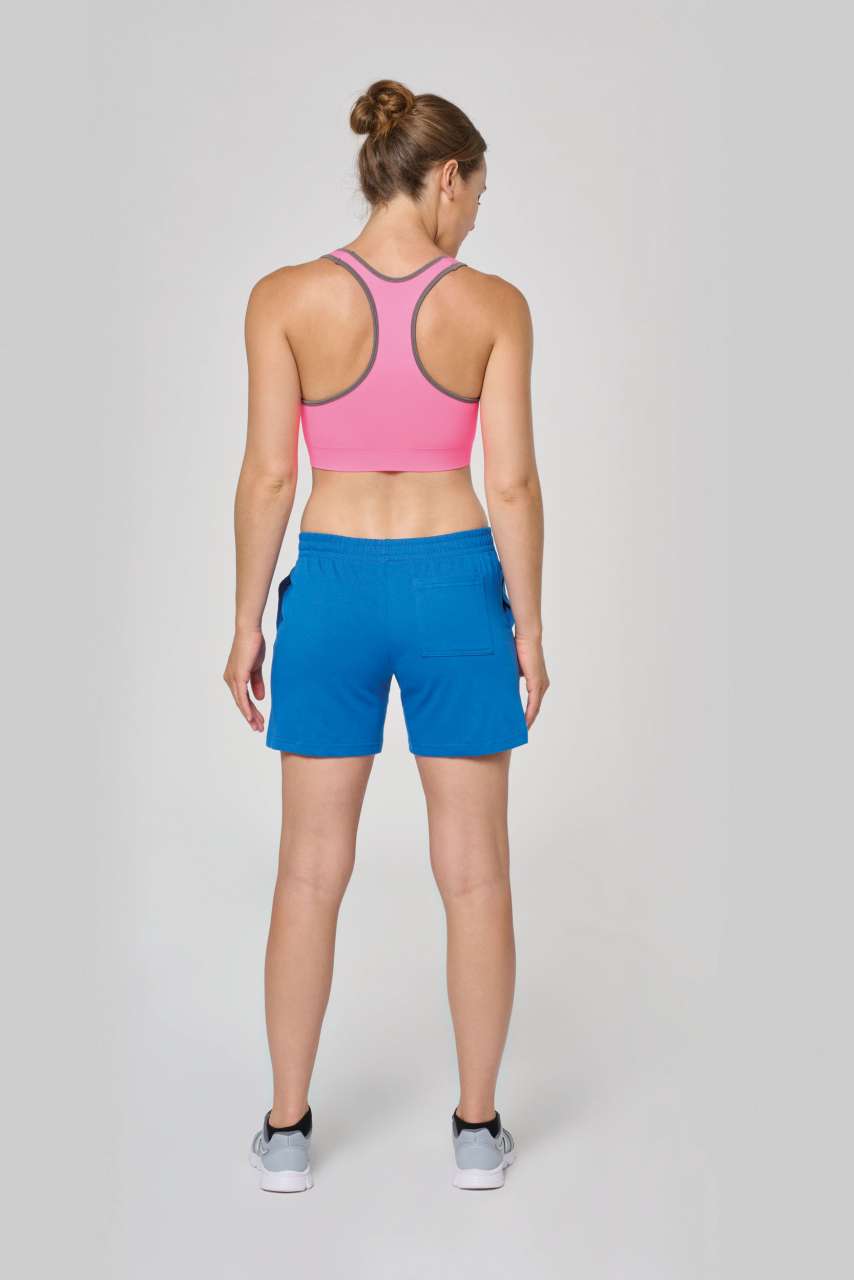 LADIES' JERSEY SPORTS SHORTS - Black - Additional