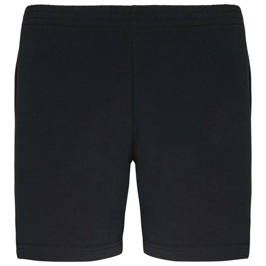 LADIES' JERSEY SPORTS SHORTS - Black - Main