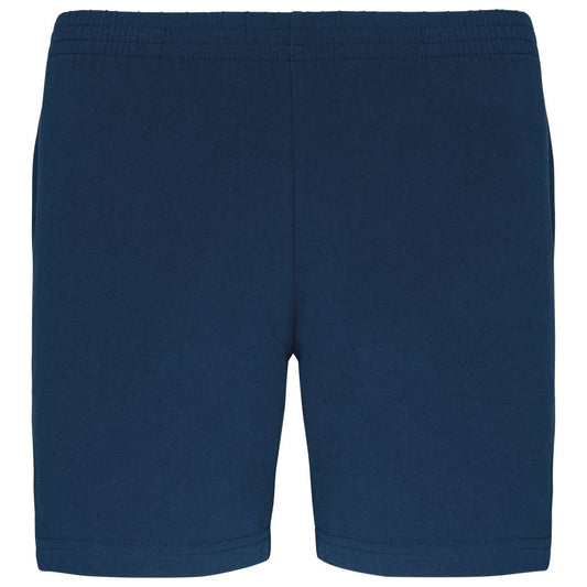 LADIES' JERSEY SPORTS SHORTS - Navy - Main