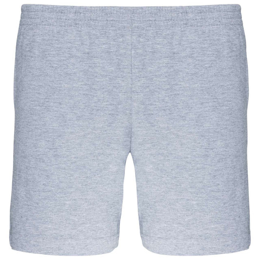 LADIES' JERSEY SPORTS SHORTS - Oxford Grey - Main