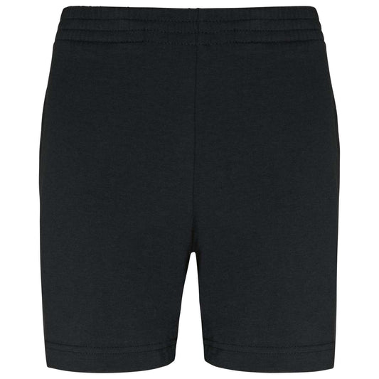 KIDS' JERSEY SPORTS SHORTS - Black - colorimageurl