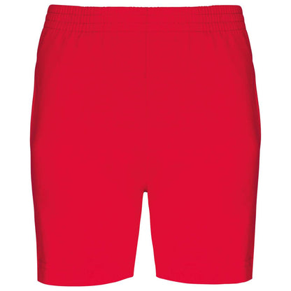 KIDS' JERSEY SPORTS SHORTS - Red - colorimageurl