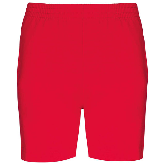 KIDS' JERSEY SPORTS SHORTS - Red - colorimageurl