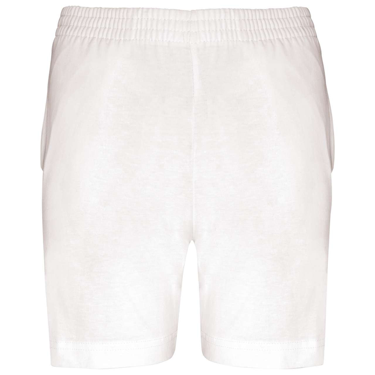 KIDS' JERSEY SPORTS SHORTS - White - colorimageurl