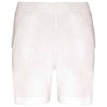 KIDS' JERSEY SPORTS SHORTS - White - colorimageurl
