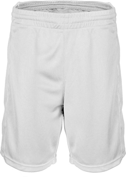 KID'S BASKET BALL SHORTS - White - Main
