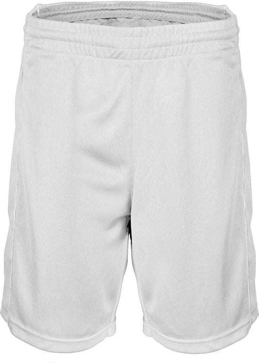 KID'S BASKET BALL SHORTS - White - Main