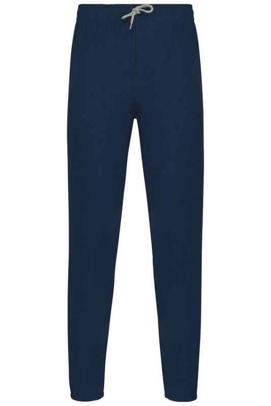 UNISEX LIGHTWEIGHT COTTON TRACKSUIT BOTTOMS - Navy - colorimageurl
