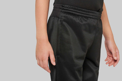 KIDS' TRACKSUIT BOTTOMS - Black - Additional